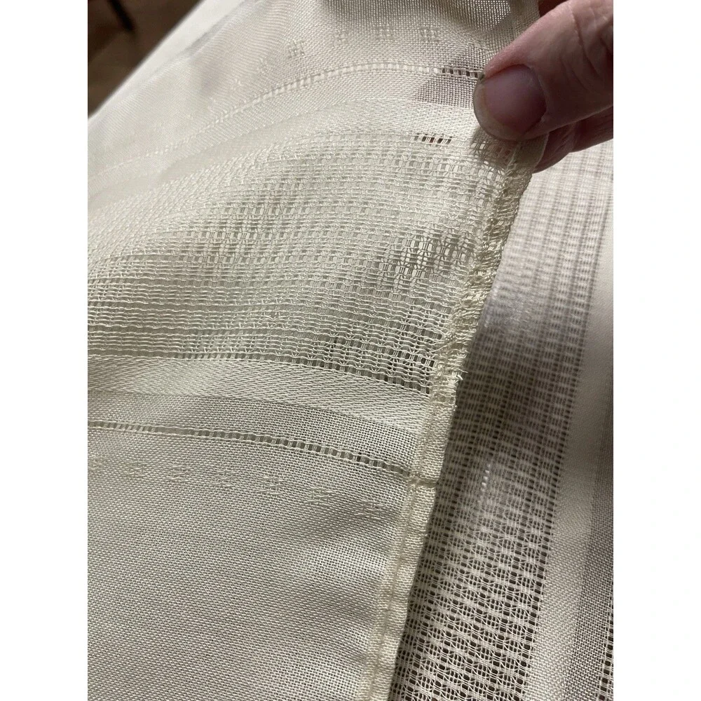 Vintage Ivory Table Cloth 88x48